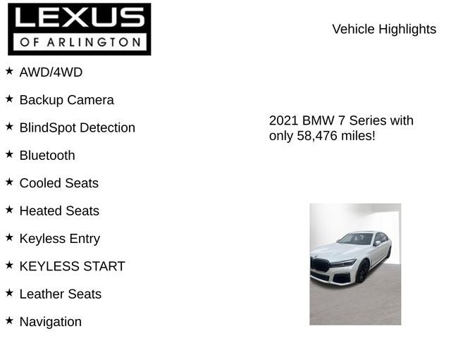 2021 BMW 7 Series 750i xDrive