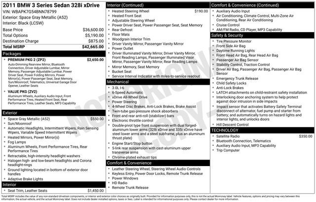2011 BMW 3 Series 328i xDrive