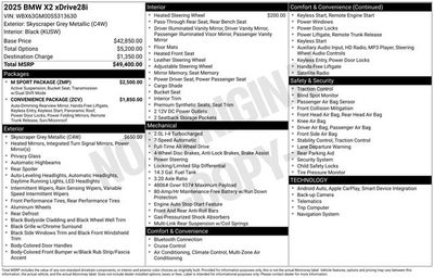 2025 BMW X2 xDrive28i