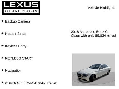2018 Mercedes-Benz C-Class C 300