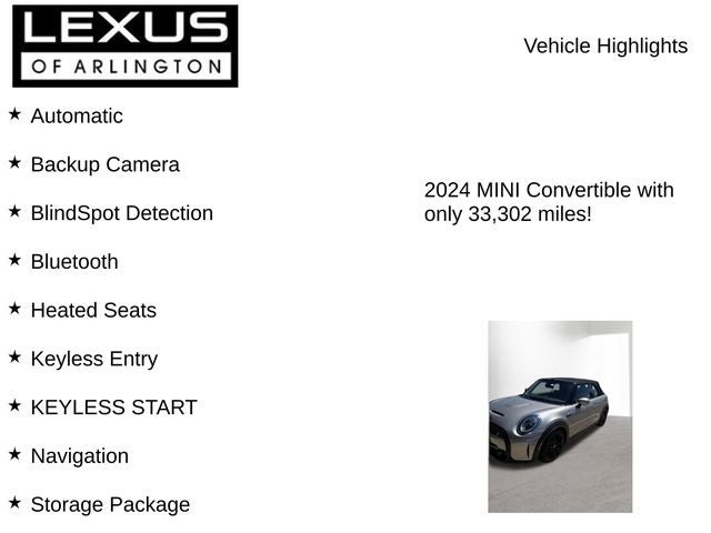 2024 MINI Convertible Cooper S