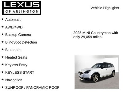 2025 MINI Countryman All4 Cooper S