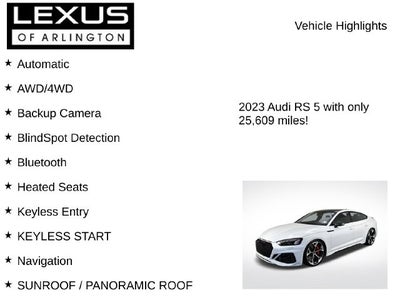 2023 Audi RS 5 2.9 TFSI quattro