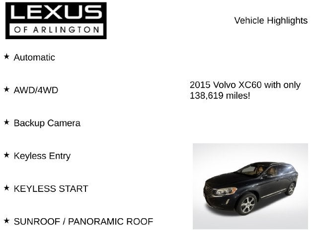 2015 Volvo XC60 T6