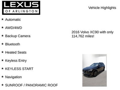 2016 Volvo XC90 T6 Momentum