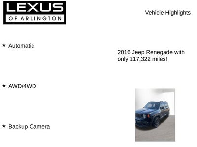 2016 Jeep Renegade 75th Anniversary