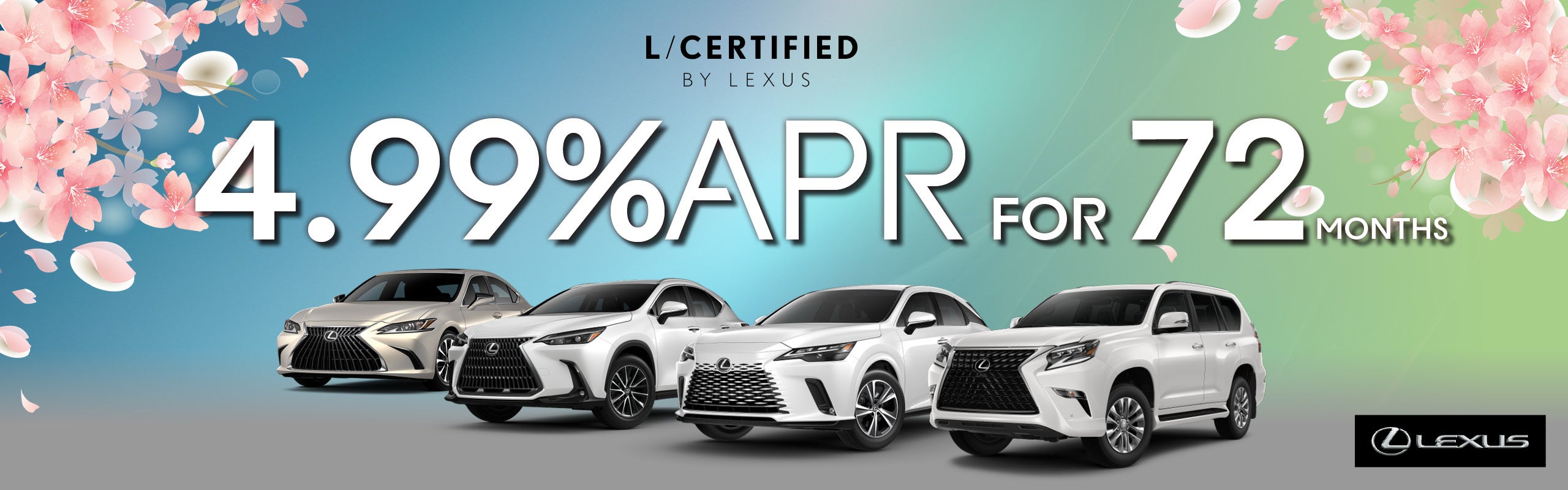 4.99% APR For 72 Months