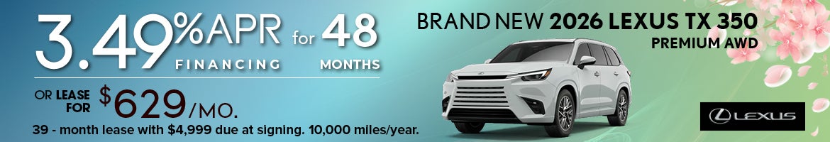 2026 Lexus TX 350