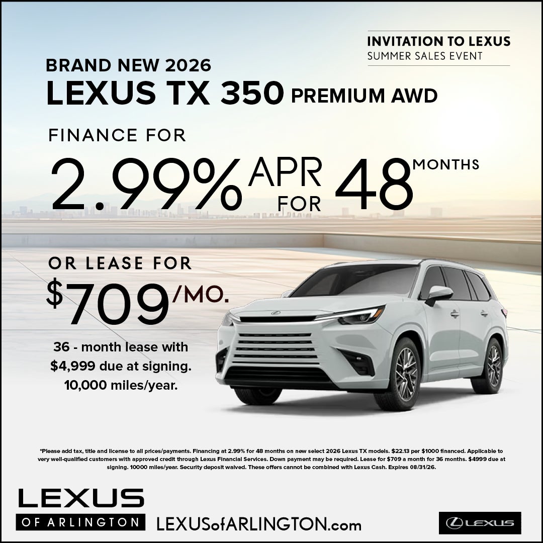 Brand New 2026 Lexus TX 350 Premium AWD