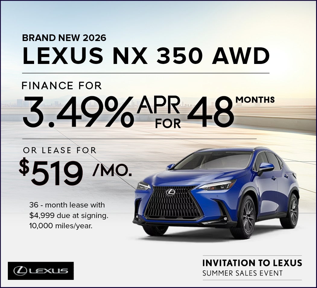 Brand New 2026 Lexus NX 350 AWD