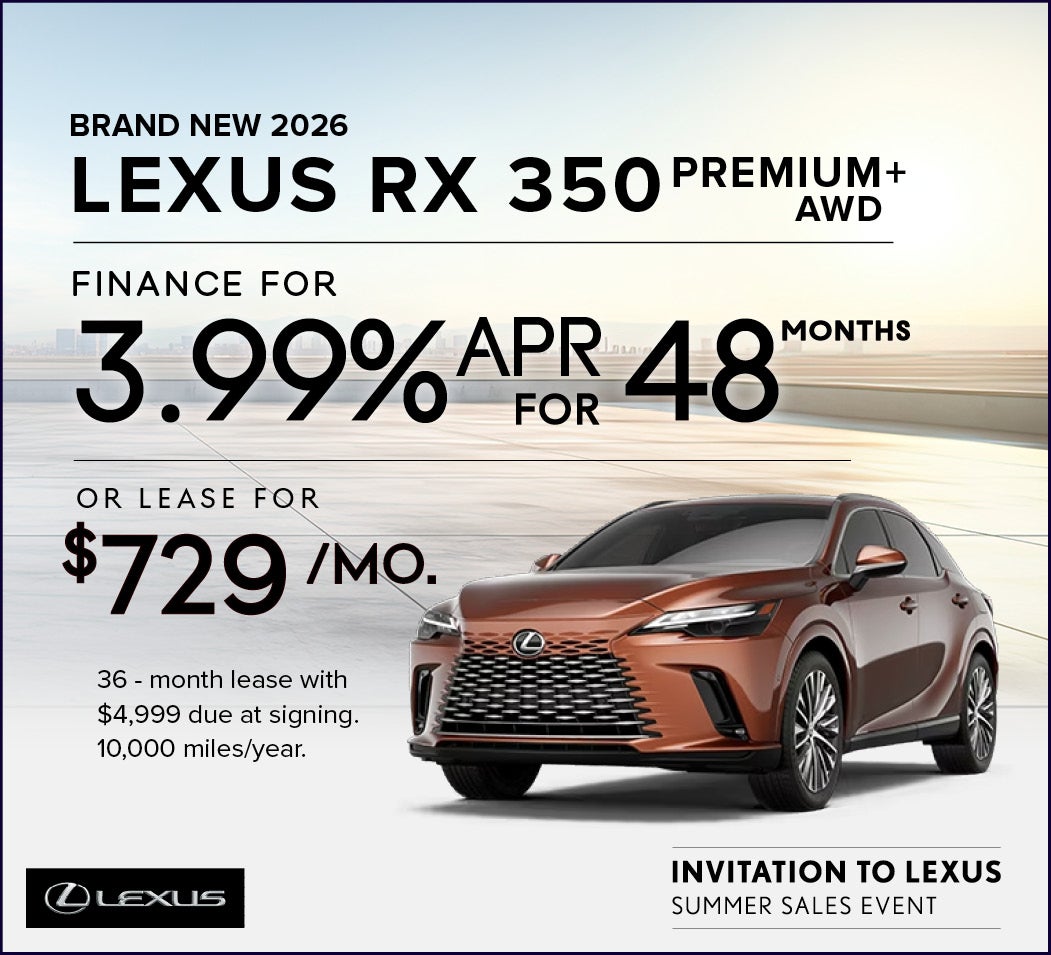 Brand New 2026 Lexus RX 350 Premium+ AWD