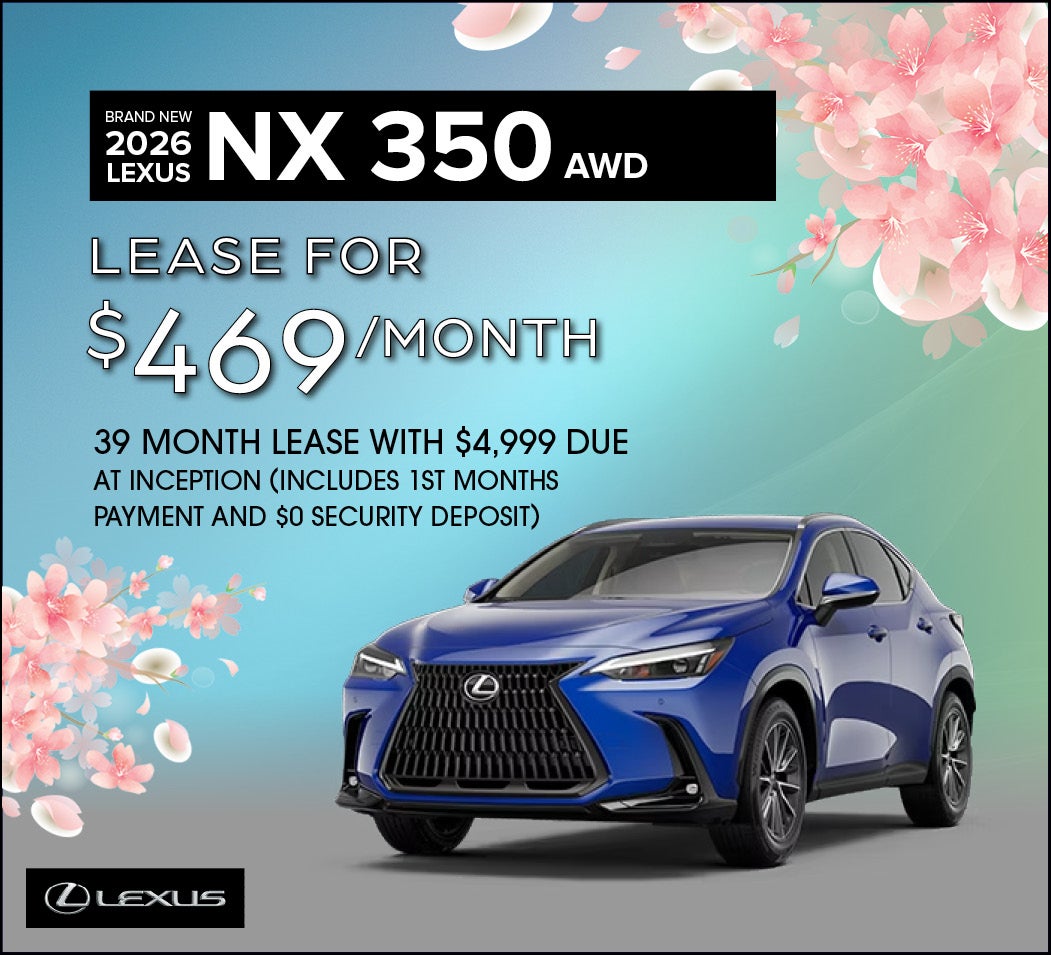 Brand New 2026 Lexus NX350 AWD