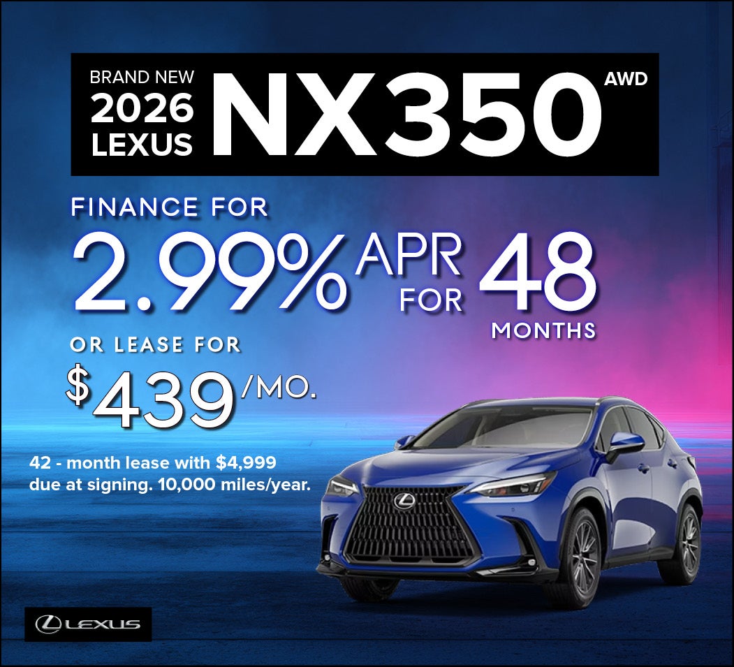 Brand New 2026 Lexus NX 350 AWD