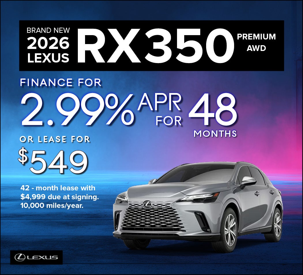 Brand New 2026 Lexus RX 350 Premium AWD
