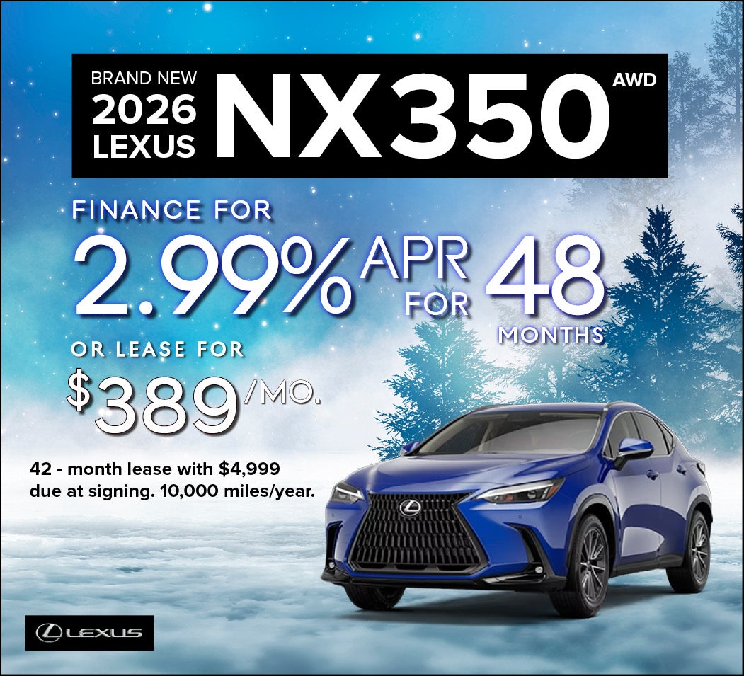 Brand New 2026 Lexus NX 350 AWD