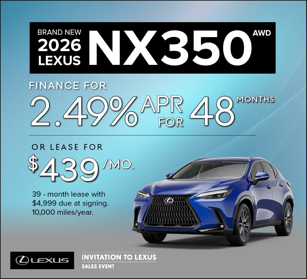 Brand New 2026 Lexus NX 350 AWD