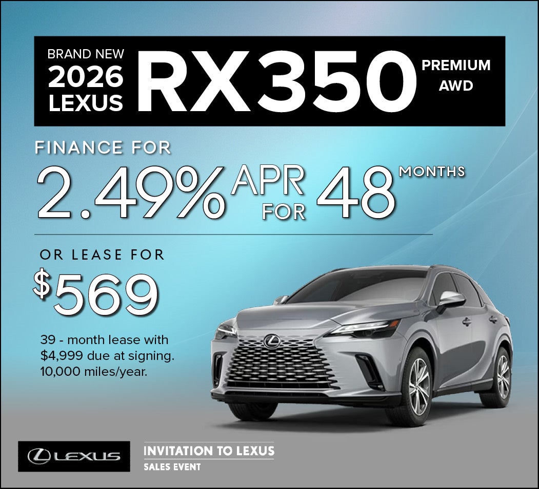 Brand New 2026 Lexus RX 350 Premium AWD