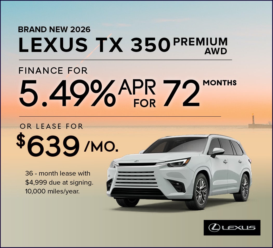 Brand New 2026 Lexus TX 350 Premium AWD