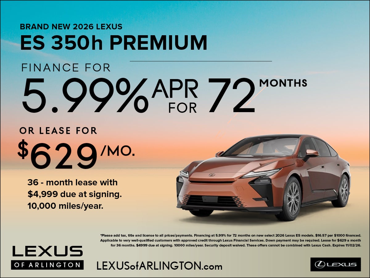 Brand New 2026 Lexus ES 350h Premium