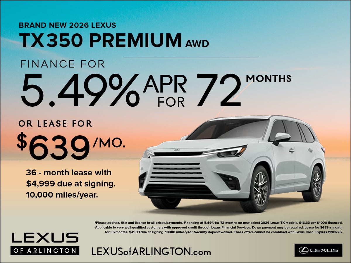Brand New 2026 Lexus TX 350 Premium AWD