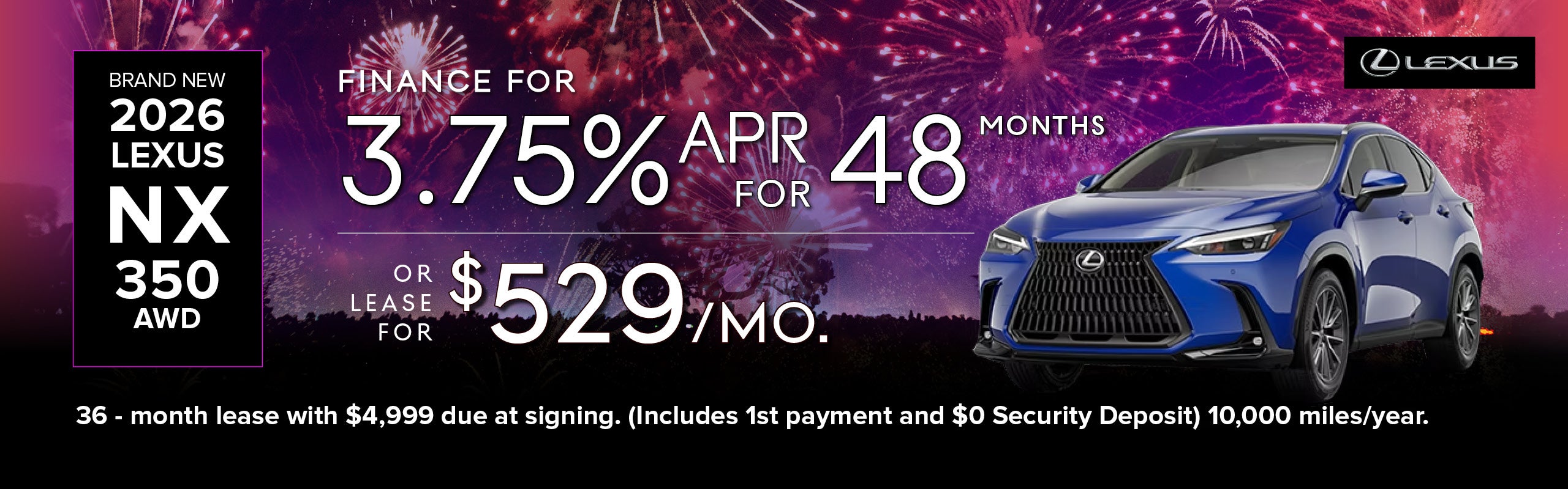 Brand New 2026 Lexus NX 350